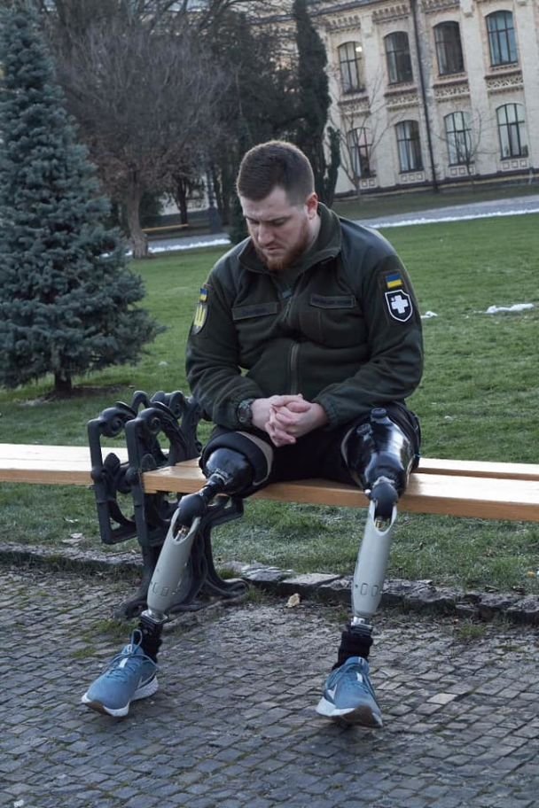 Військовий Олег Симороз втратив на війні обидві ноги