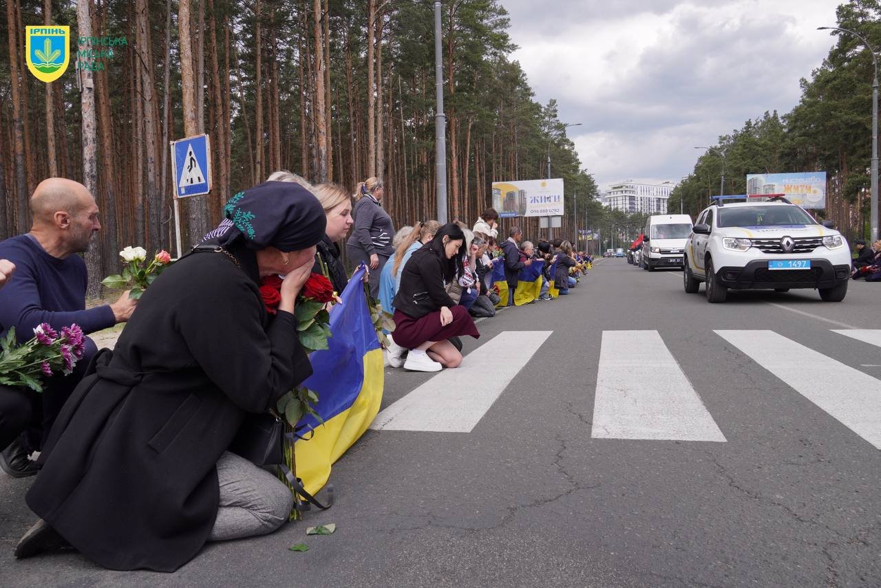 В Ірпені провели в останню путь захисника Віталія Димарчука