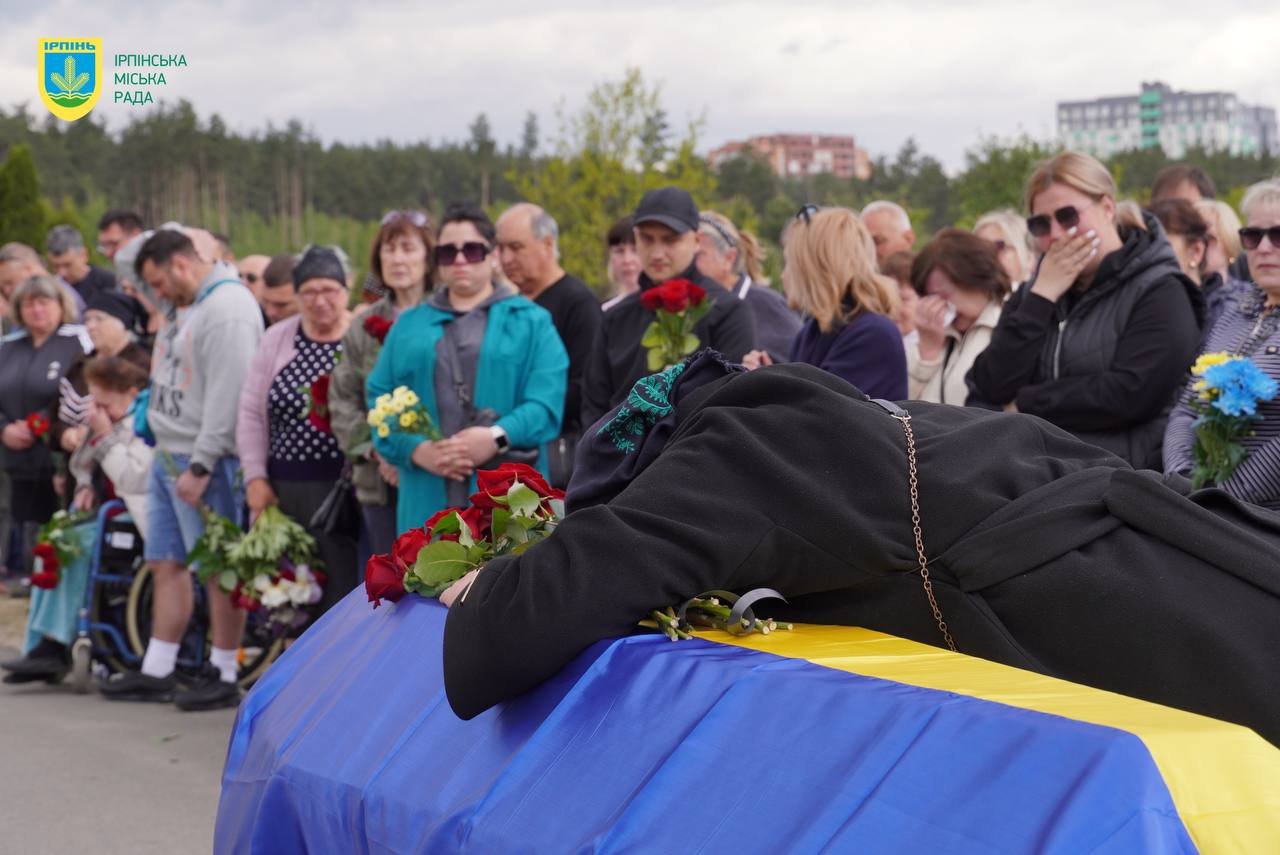 В Ірпені провели в останню путь захисника Віталія Димарчука