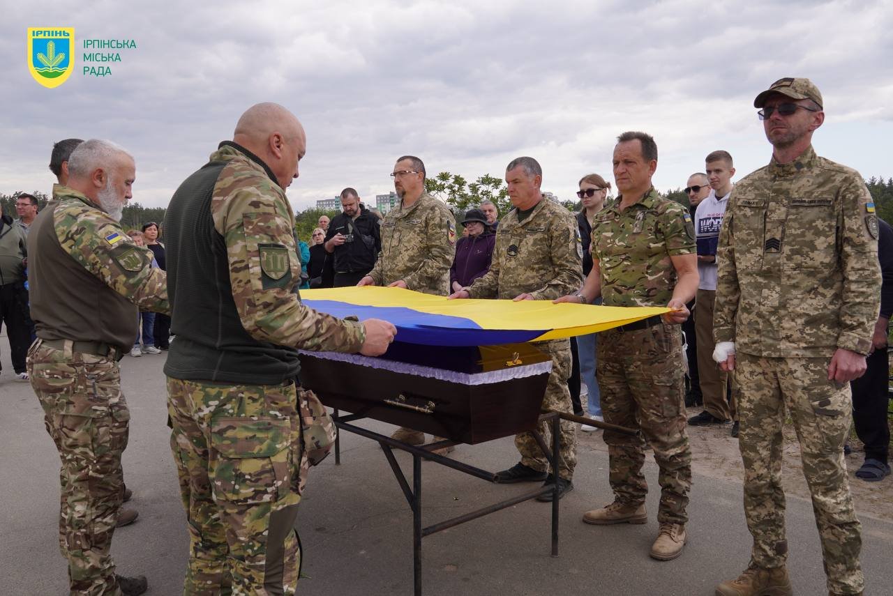 В Ірпені провели в останню путь захисника Віталія Димарчука