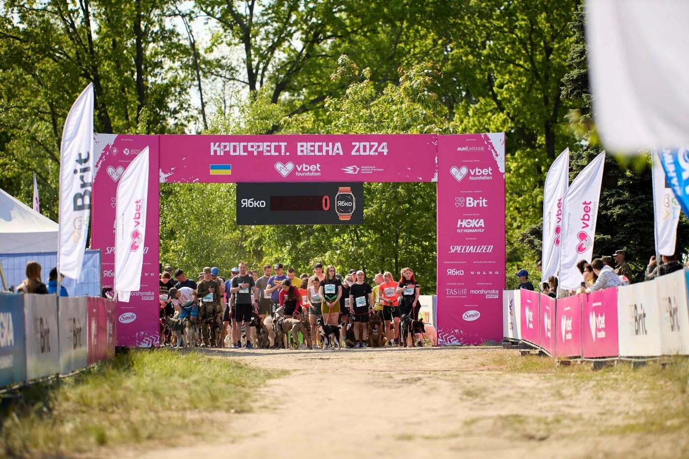 У столиці пройшов забіг із собаками