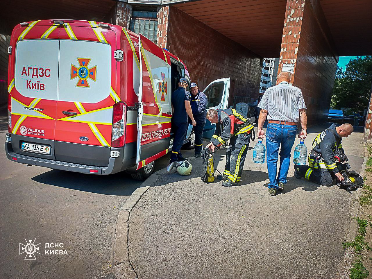 Пожежа в Голосіївському районі
