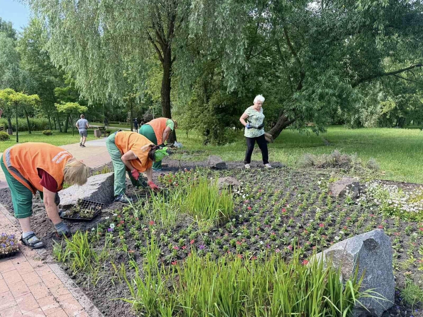 Комунальники висаджують нові квіти