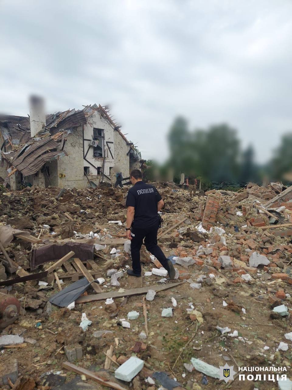 Наслідки ворожого обстрілу по Київщині