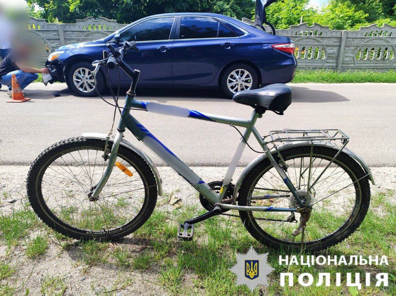 Маленького водія велосмпеда забрали до лікарні