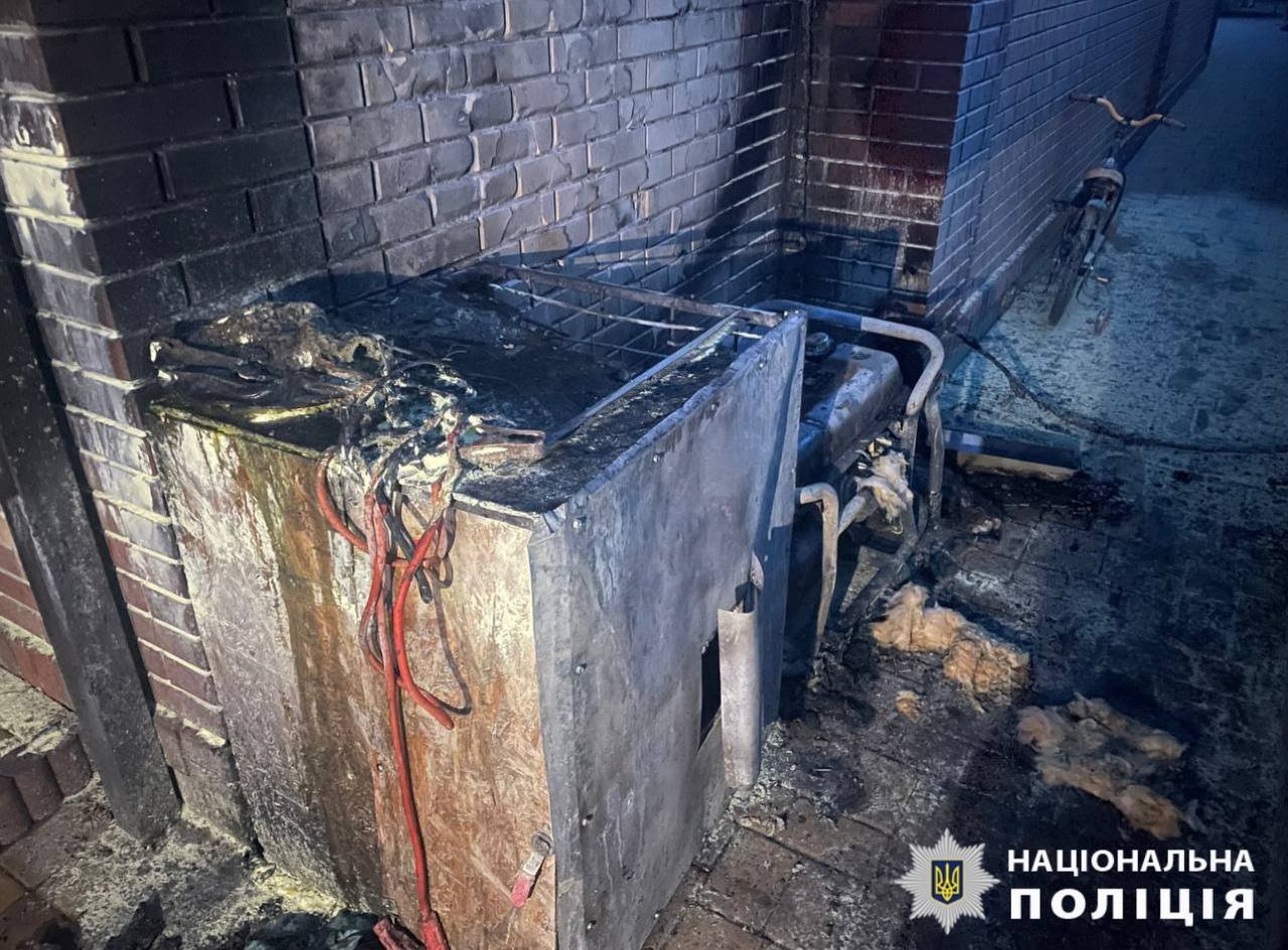 Пожежа у Білій Церкві через генератор