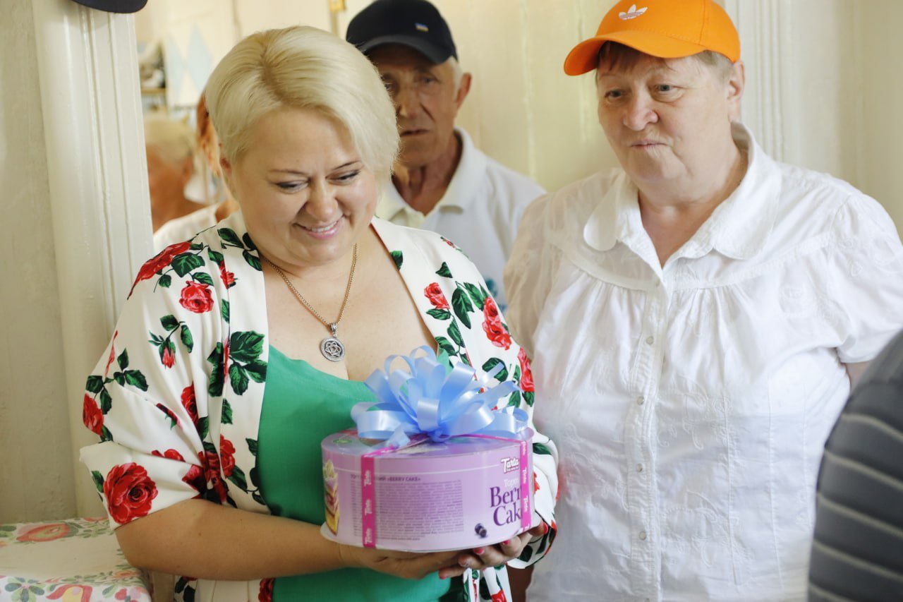 Привітання ювілярки