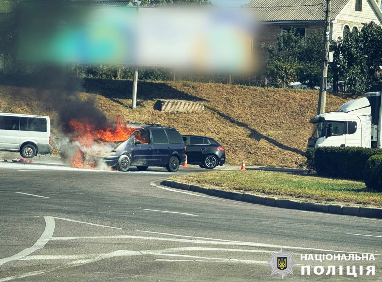 Загоряння авто в Білій Церкві