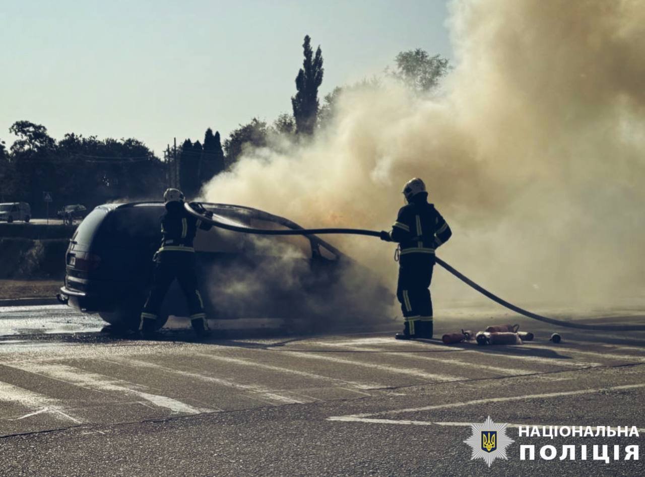 Загоряння авто в Білій Церкві