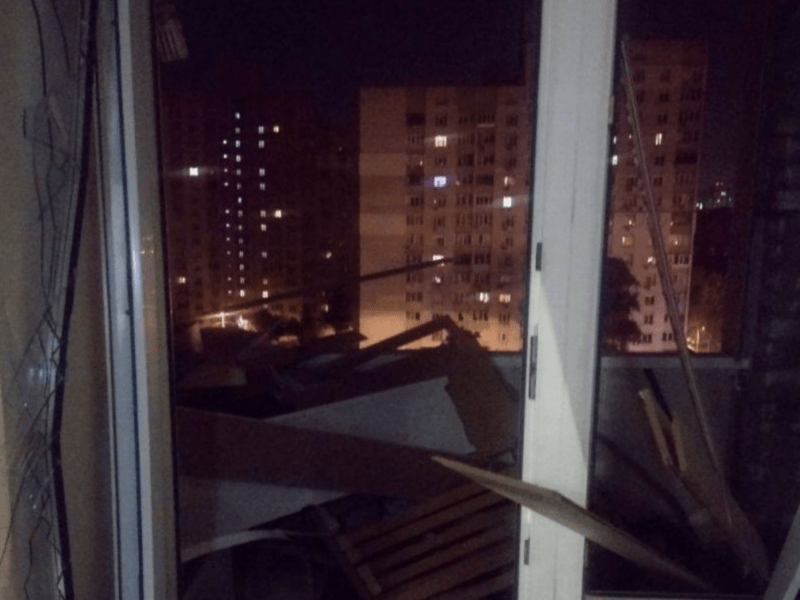 У Києві від ворожого БПЛА постраждала багатоповерхівка