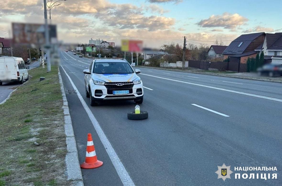 У Броварах колесо відлетіло з авто і травмувало дитину