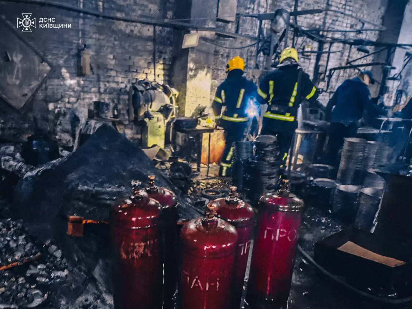 У Білій Церкві на складі вибухнув газовий балон