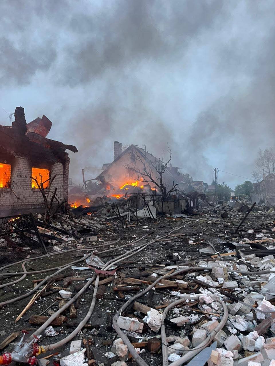 Наслідки атаки зафіксовані у кількох районах