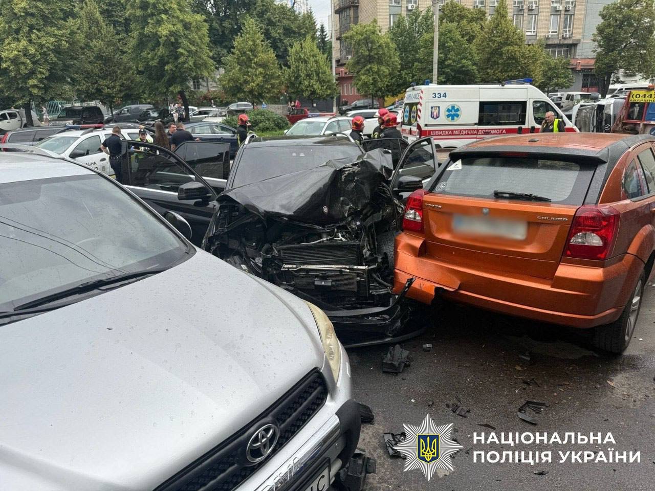 Масштабна аварія на Голосіївському проспекті