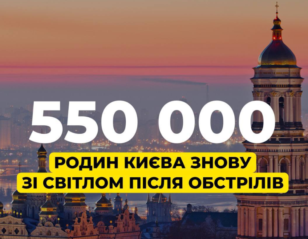 Ілюстрація ситуації з відключеннями