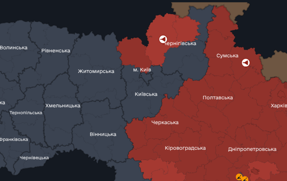 Ситуація у небі над Київщиною