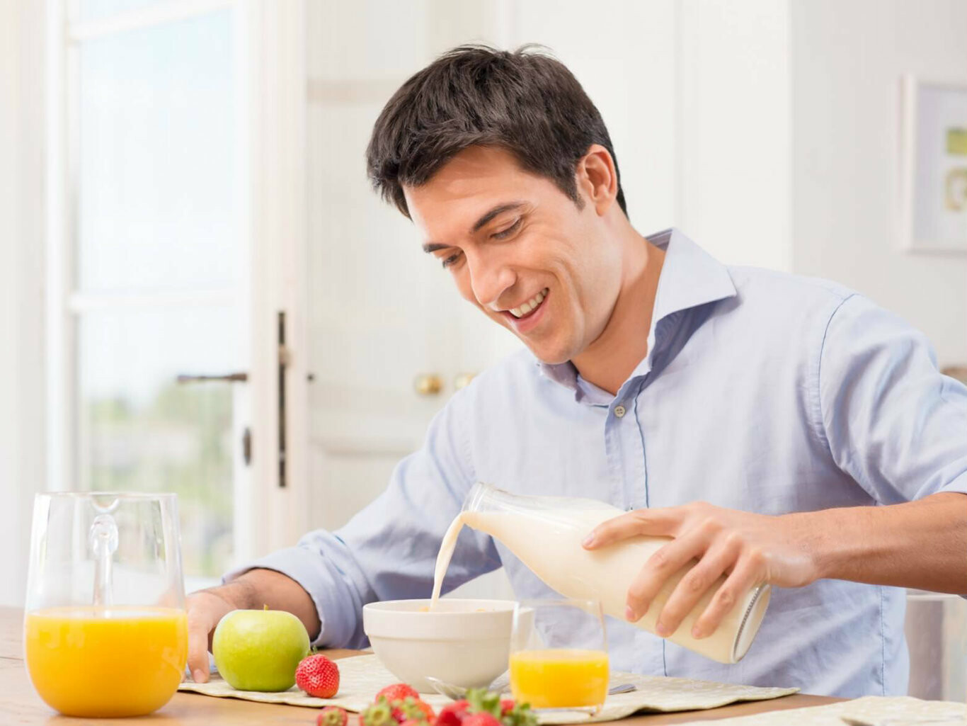 Регулярный завтрак для похудения мужчине
