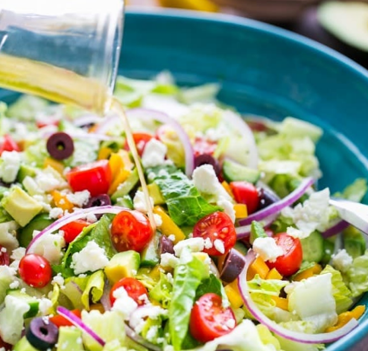 Греческий салат как готовить рецепт