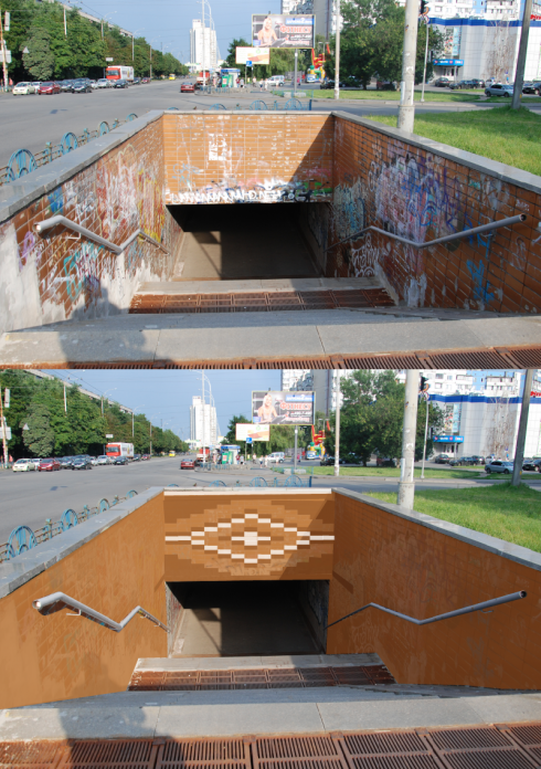 Киевлянин решил преобразить подземный переход на Минском массиве (фото) - фото 1